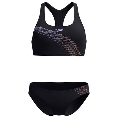 Speedo - Women's Medley Logo 2 Piece - Bikini Gr 34 schwarz Image