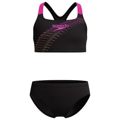 Speedo - Kid's Medley Logo 2 Piece - Bikini Gr 152 schwarz Image