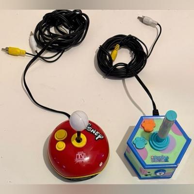 Disney Video Games & Consoles | 2 Jakks - Disney/Blue’sroom Tv Game Joystick With Built-In Video Game | Color: Blue/Red | Size: Os