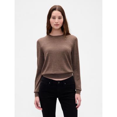 Gap Brown Merino Crew Neck Sweatshirt