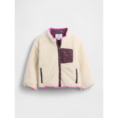 Gap Cream Lightweight Sherpa Reversible Jacket