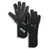 Torwarthandschuhe PUMA "FUTURE Ultimate NC Fußball Torwarthandschuhe Unisex", Damen, Gr. 8, schwarz grün terrain fizzy light gelb, Handfläche: 100% Latex; Handrücken: 9% Silikon, 9% Elasthan, 82% Polyester, Handschuhe