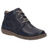 Schnürstiefelette JOSEF SEIBEL "Neele 46", Damen, Gr. 39, schwarz, Leder, casual, Schuhe, Freizeitschuh, Komfortschuh mit Wechselfußbett aus Leder