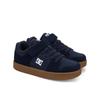 Sneaker DC SHOES "Manteca 4 V", Kinder, Gr. 13,5(31), blau (navy, gum), 51% Leder, 49% Synthetikmaterial, Schuhe
