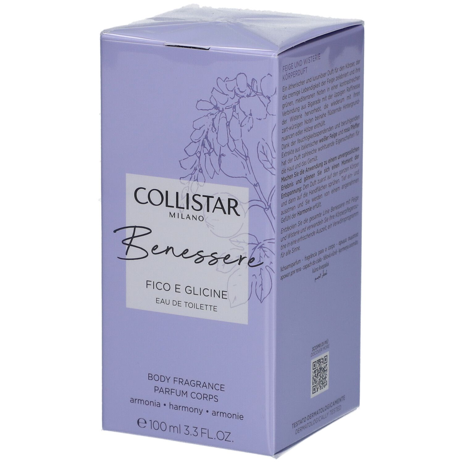 Collistar Body Fragrance Fig and Wisteria 100ml 100 ml Eau de Parfum