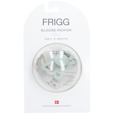 Frigg Silicoon Fopspeen Butterfly Sage - Silver 6-18 Maanden 1 St Schnuller Image