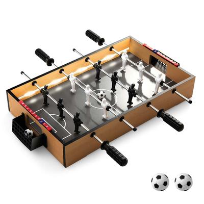 Tabletop Football Wooden Soccer Game Table Mini Foosball Table