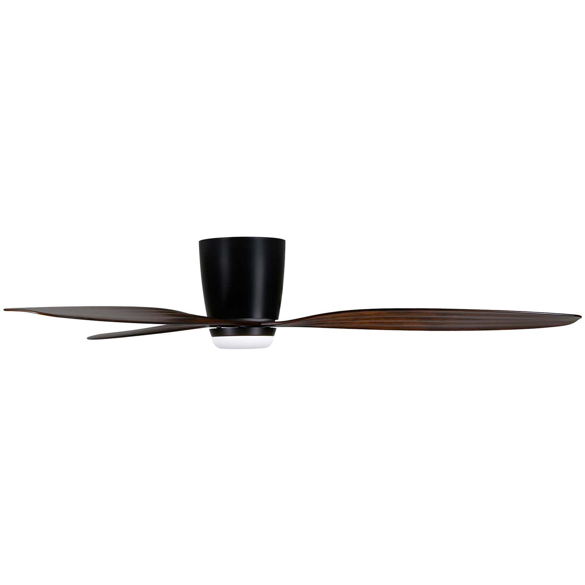Minka Aire Ventiara 52 Inch Flush Mount Fan with Light Kit - F694L-CL/DK