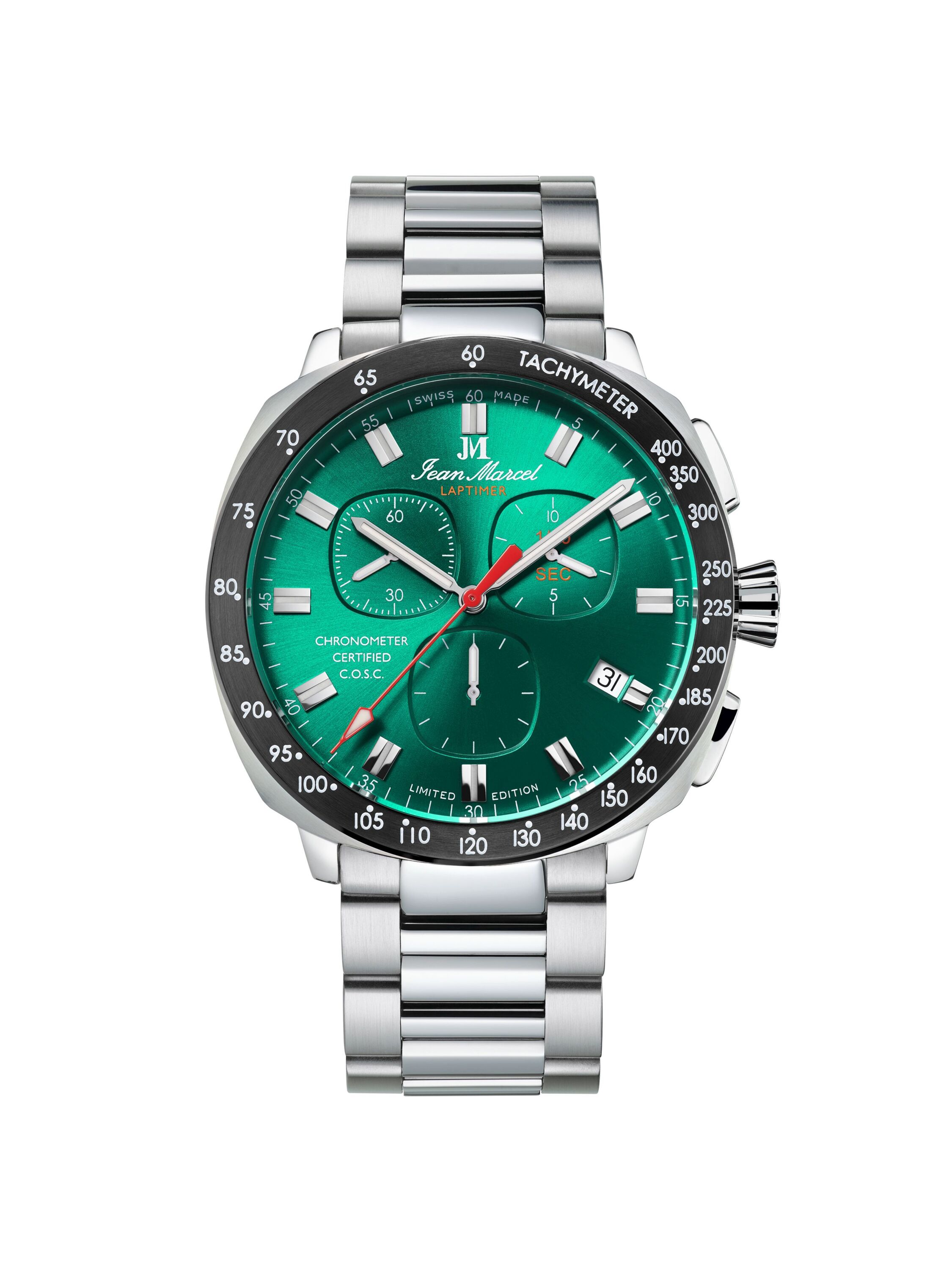 Jean Marcel Herren Armbanduhr Edelstahl Glänzend 23cm