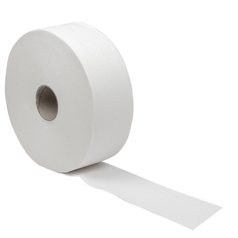 DayBays 360 Rollen Jumbo Toilettenpapier Mini 2-lagig 393 Blatt Zellstoff Extra Weich Weiß Image