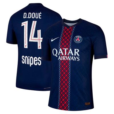 PSG Nike Dri-FIT ADV Match Heimtrikot 2025-26 mit Aufdruck D. Doué 14 Image