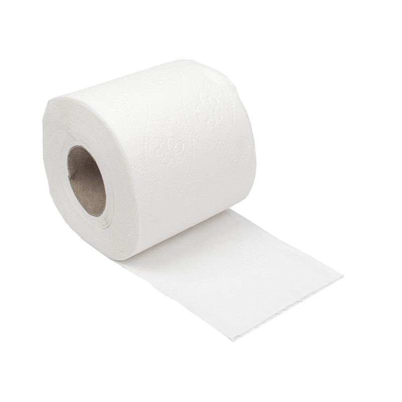 DayBays 128 Rollen Toilettenpapier 3-lagig 150 Blatt 100% Zellstoff Extra Weich Weiß Image