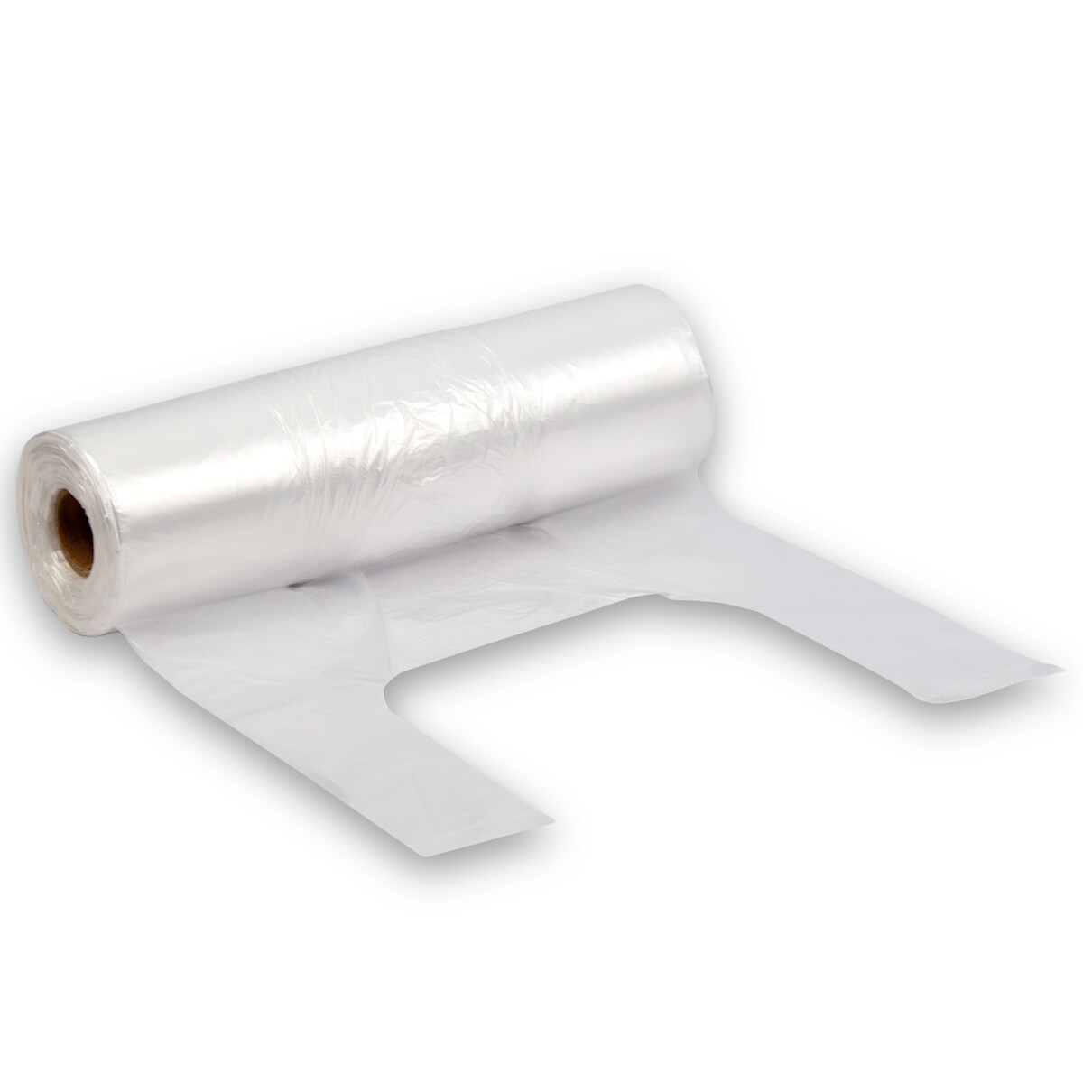 DayBays 20000 Stk. Knotenbeutel auf Rolle 5 Kg 22+12x47 cm HDPE Transparent Extra Stark Image