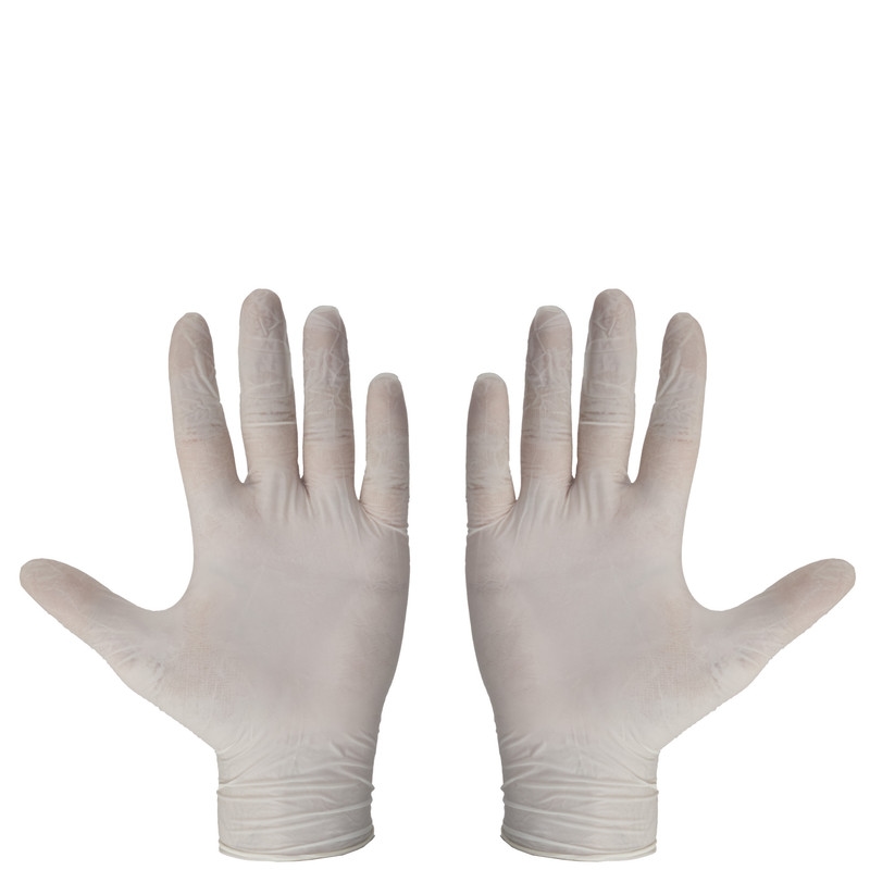 DayBays 20000 Stk. Latex Einweghandschuhe Größe XL Weiß Puderfrei Image
