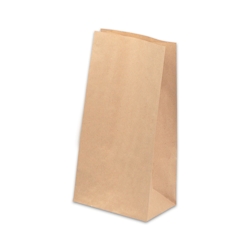 DayBays 250 Stk. Blockbodenbeutel 15+9x28 cm Braun Image