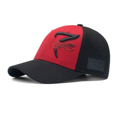 Kimi Script 7 Roundbill verstellbare Kappe – Rot/Schwarz Image