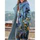 Per donna Giacca Invernale Giacca in Pile Cappotto Caldo Traspirante Tasca Bottoni Stampato Attivo Quotidiano Casual Floreale Vacanza Streetwear Quotidiano Monopetto Lungo Felpa con Cappuccio