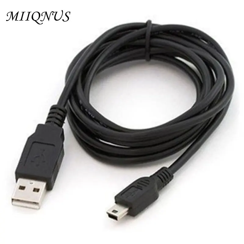 1 stücke 50/80 cm Länge schwarz USB 2,0 ein Stecker auf Mini USB B Stecker Kabel adapter 5p otg v3 Port Adapter USB Verlängerung Ladekabel Image