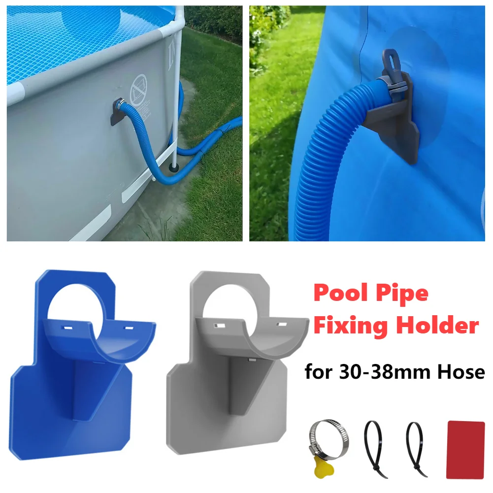 Support de fixation de tuyau de piscine pour Intex, support de sortie de tuyau de piscine hors sol pour 30-38mm, accessoires de piscine