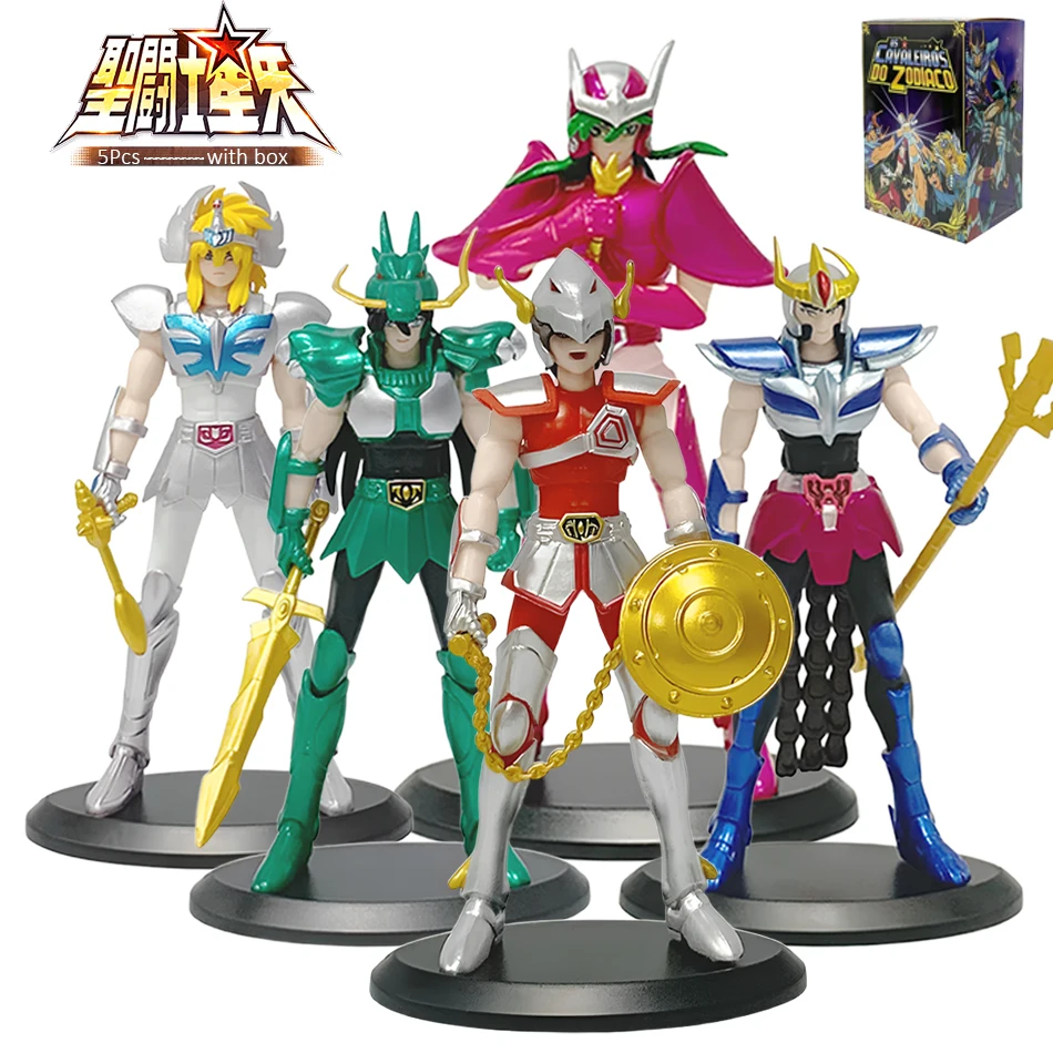 18 cm Saint Seiya Anime Figuren Myth Cloth EX Pegasus Dragon Shiryu Hyoga Cygnus Phoenix Ikki Action Figure Sammlung Modell Spielzeug Image