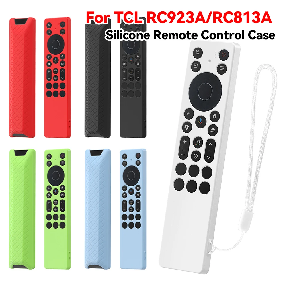 Für TCL RC923A/RC813A Silikon Fernbedienung Schützen Fall Anti-Slip Drop-Proof RC Abdeckung Wasserdichte RC Shell TV liefert Werkzeug