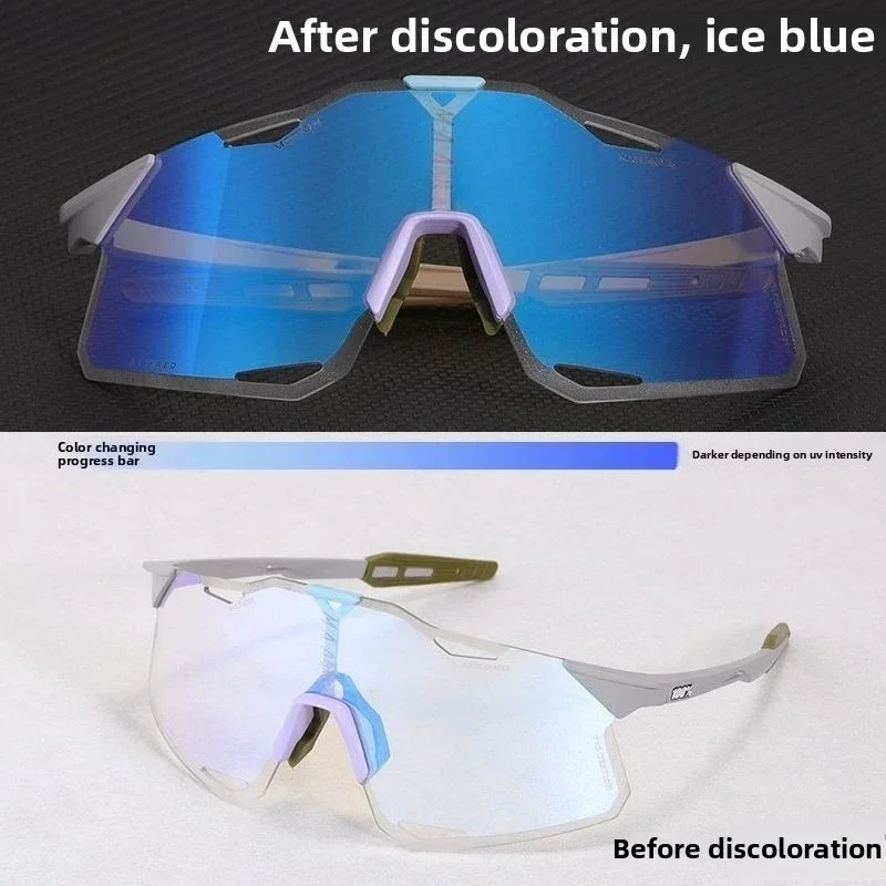 MAA Collaboration Hypercraft Leichte Fahrradsonnenbrille, windblockierend, UV-Schutz und polarisierte Funktionen Image