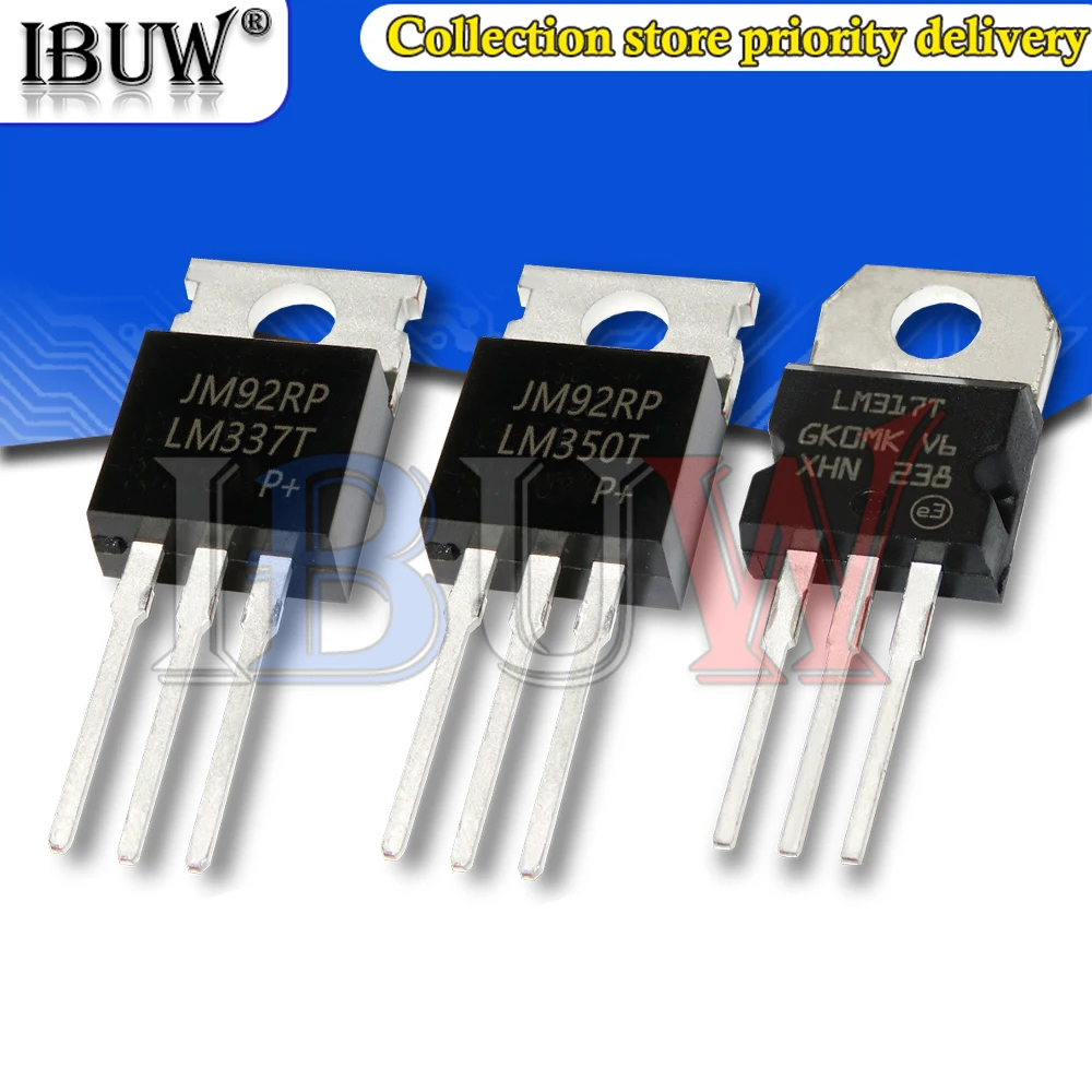 10PCS LM317T LM337T LM338T LM350T LM317 LM337 LM338 LM350 TO220 ZU-220 Image