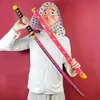 40 Zoll Dämon Sayaer Kokushibo Katana Samurai Saber Dämonentöter: Kimetsu no Yaiba Anime Blade Suord Kinderspion P Road PS Echte Größe Japa Nese Katana und Y