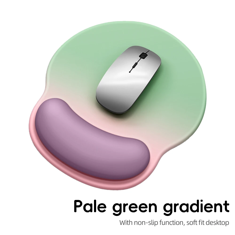 Komfortable Gradient Maus Pad Handgelenk Unterstützung Nicht Slip Mäuse Matte Weiche Mousepad Handgelenk Unterstützung Computer Silikon Maus Pad Für PC Image