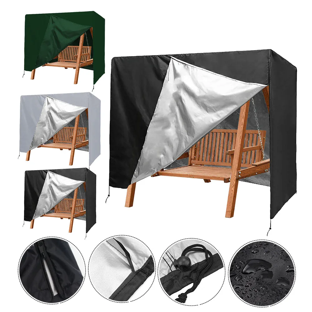Terrassen stuhl bezug Schaukel stuhl bezüge quadratischer Hänge sessel Staubs chutz schutz Gartenmöbel im Freien wasserdicht