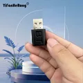 Ricevitore trasmettitore audio wireless Adattatore USB compatibile Bluetooth 5.0 Adattatore 2 in 1 con cavo da 3,5 mm per altoparlante TV per auto Aux