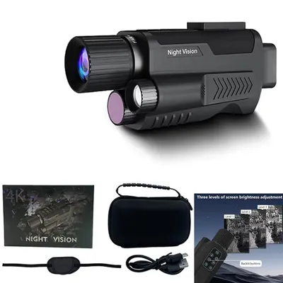 4K 600M Night Vision Binoculars Infrared Night Vision Goggles for Adults 8X Digital Zoom 40MP 2600mAh Rechargeable Photo Video