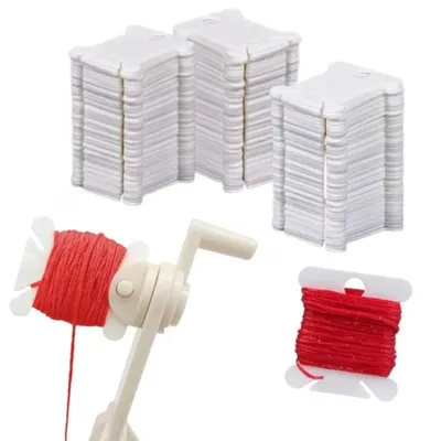 Plastic Embroidery Floss Bobbins Embroidery Floss Organizer for Cross Stitch Yarn Bobbin Winder for DIY Sewing Thread Storage