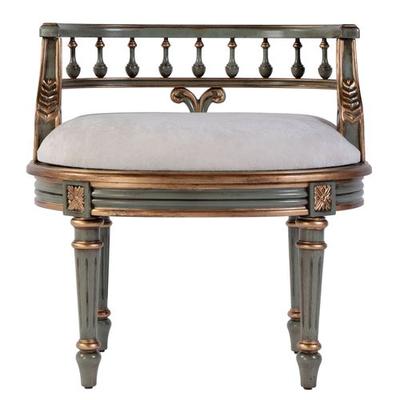 Hathaway II Vanity Chair , Green