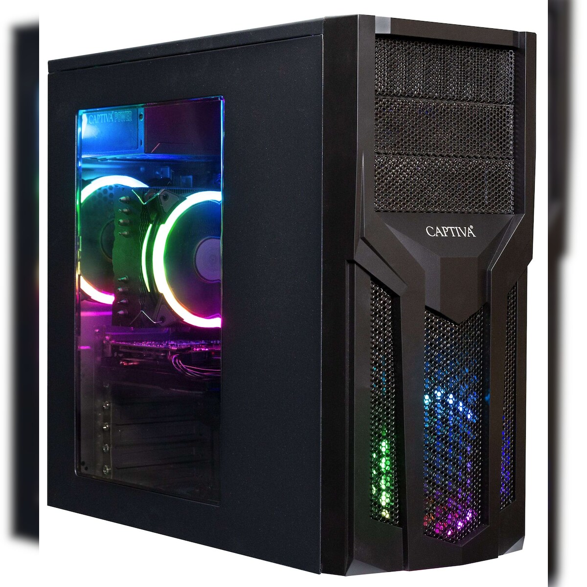 Captiva PC Advanced Gam. I80-538 (i5-14400/RTX3060 12GB GDDR6/SSD 500GB/16GB/WLAN/w/o OS)