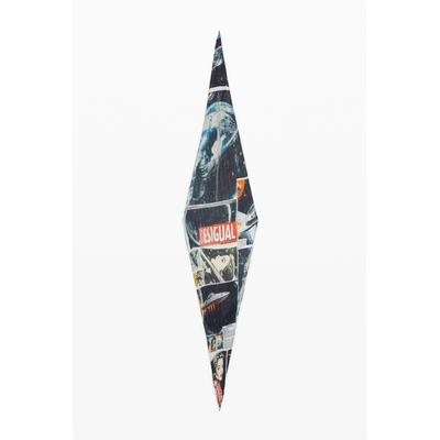 Wrinkled collage scarf
