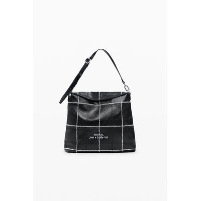 Medium convertible checkered backpack