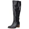 Stiefel GABOR "Gabor Stiefel Leder", Damen, Gr. 40, notte, Leder, casual, Schuhe