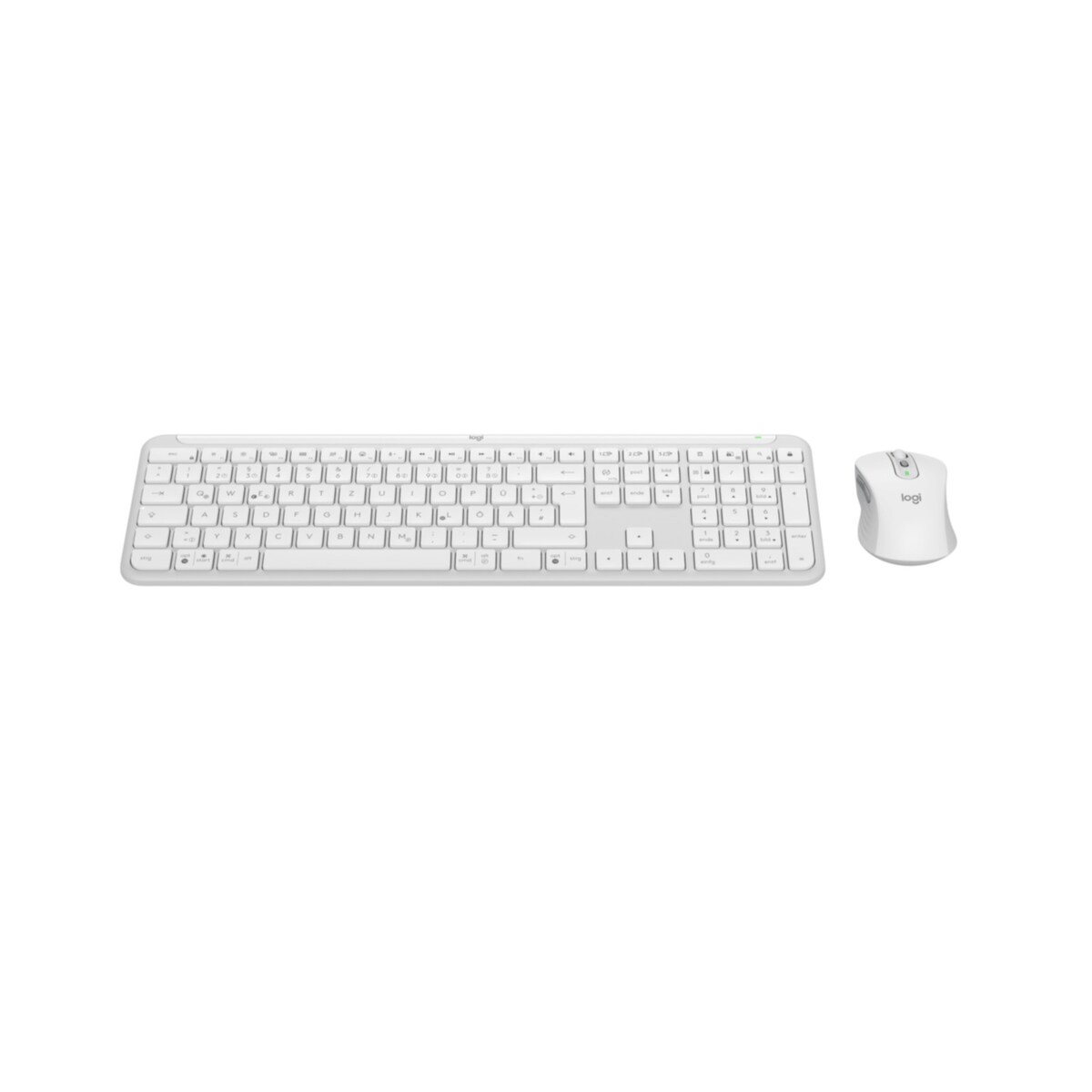 Keyboard & Mouse Logitech Wireless Combo MK950 slim white (DE) (920-012484) Image