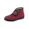 Hausstiefel SCHAWOS, Damen, Gr. 43, warmgefüttert, rot (bordeaux), Textil, Schuhe Hausschuh Hüttenschuh