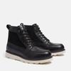 Schnürboots TIMBERLAND "BRITTON MILLSMID LACE UP WATERPROOF BOOT", Gr. 42, schwarz (schwarz full grain), Leder, sportlich, Schuhe, Winterstiefel, Schnürstiefel, Winterschuhe, wasserdicht