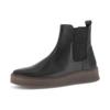 Chelseaboots GABOR "FLORENZ", Damen, Gr. 43, schwarz, Kalbsleder, Elastischer Einsatz, unifarben, casual, Schuhe, Plateau, Schlupfboots, Ankleboots mit Wechselfußbett