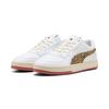 Sneaker PUMA "CAVEN 2.0 ANIMAL FLAIR", Gr. 40,5, puma weiß, toasted almond, exotic rot, sportlich, Schuhe