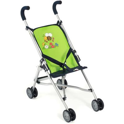 Puppenbuggy CHIC2000 "Roma, Mini-Buggy", grün (bumblebee), Puppenwagen, KinderB:29cm H:57cm T:50cm, Metall, Kunststoff, Stoff, B:29cm H:57cm T:50cm