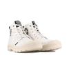 Schnürboots PALLADIUM "STRANGER THINGS X PAMPA DEMODOG", Gr. 46, weiß (cream weiß), Textil, sportlich, Schuhe, Schnürstiefel aus Canvas mit Print