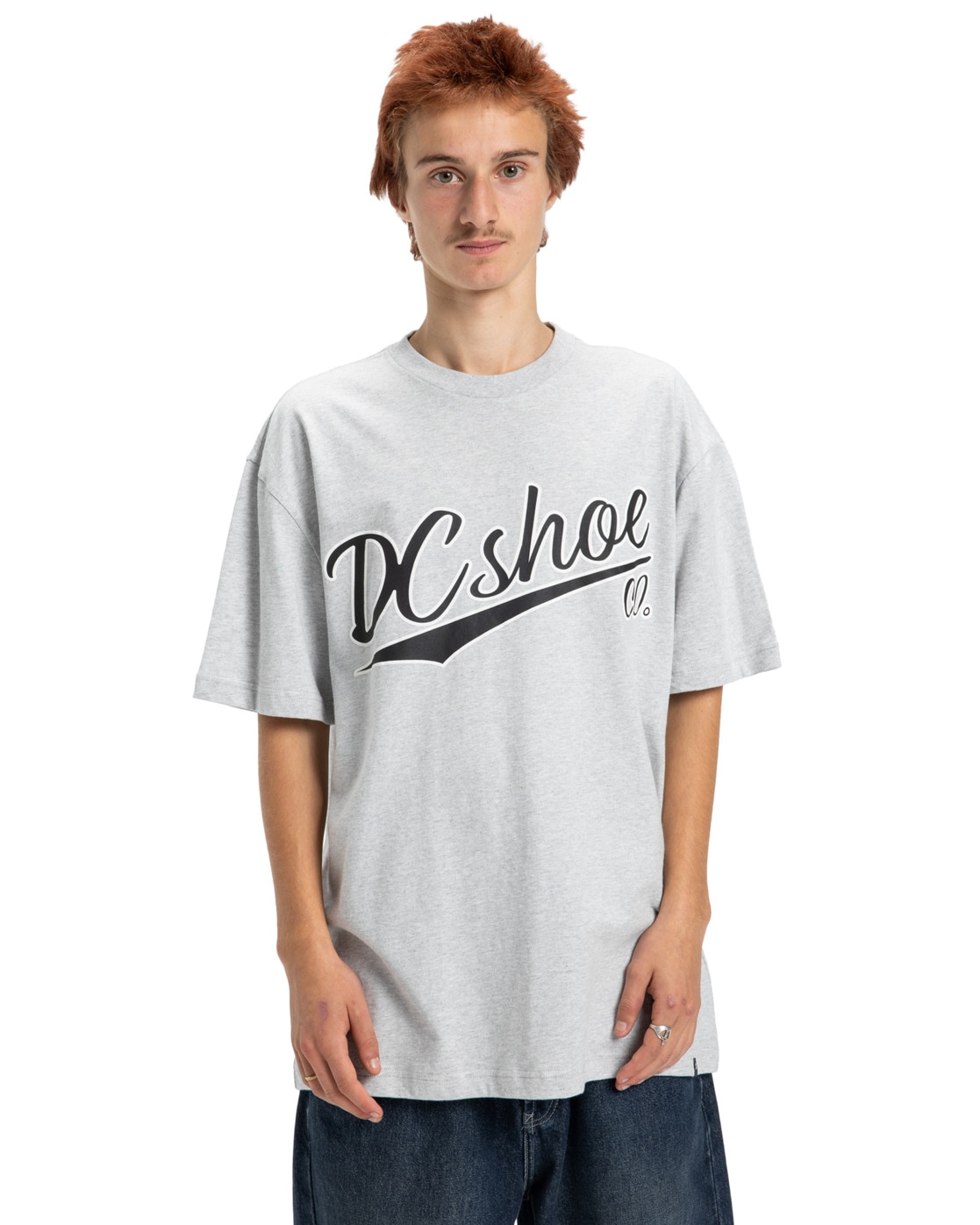 T-Shirt DC SHOES "Substitute", Herren, Gr. M, grau (light erdgrau), Obermaterial: 75% Walkfrottier, 25% Walkfrottier;, Shirts T-Shirt