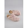 Clog ANISTON SHOES, Damen, Gr. 39, weiß (rosa, sanftes weiß), Filz, meliert, klassisch, Schuhe, Clog, Hausschuh, Homeslipper, verstellbare Schnalle - NEUE KOLLEKTION
