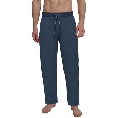 Pyjamahose TOM TAILOR "Tennessee", Herren, Gr. 54 (XL), N-Gr, blau (blau, mittel, uni), Obermaterial: 60% Baumwolle, 40% Polyester, casual, Hosen Image