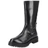 Stiefel GEOX "Geox Stiefel Leder/Textil", Damen, Gr. 38, schwarz, Leder, Textil, casual, Schuhe