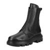 Stiefelette PAUL GREEN "Paul Green Stiefelette Leder/Textil", Damen, Gr. 41, schwarz, Leder, Textil, casual, Schuhe